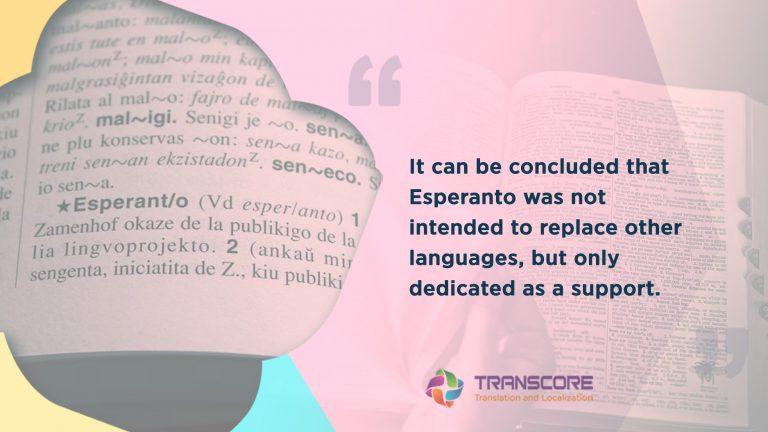 Esperanto is an artificial language that was coined by Zamenhof in Poland.