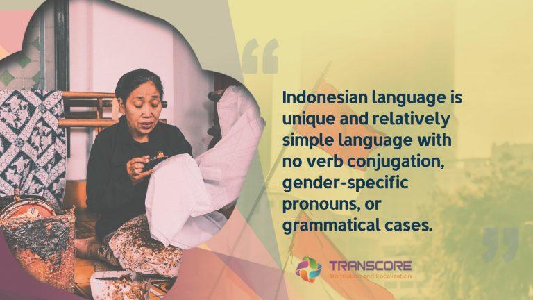 the opportunity learning the Indonesian language
